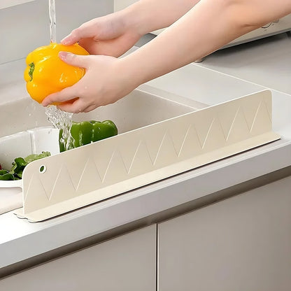 Kitchen Sink Splash Guard | Silicone Water Splash Protector