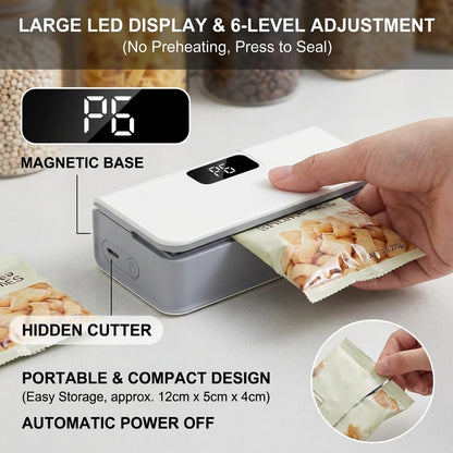 Mini Heat Bag Sealer | Portable Food Storage Sealing Clip