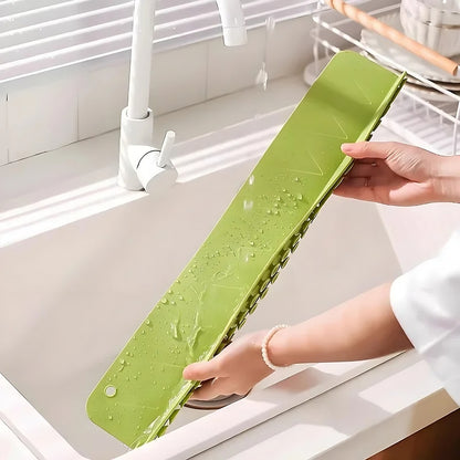 Kitchen Sink Splash Guard | Silicone Water Splash Protector