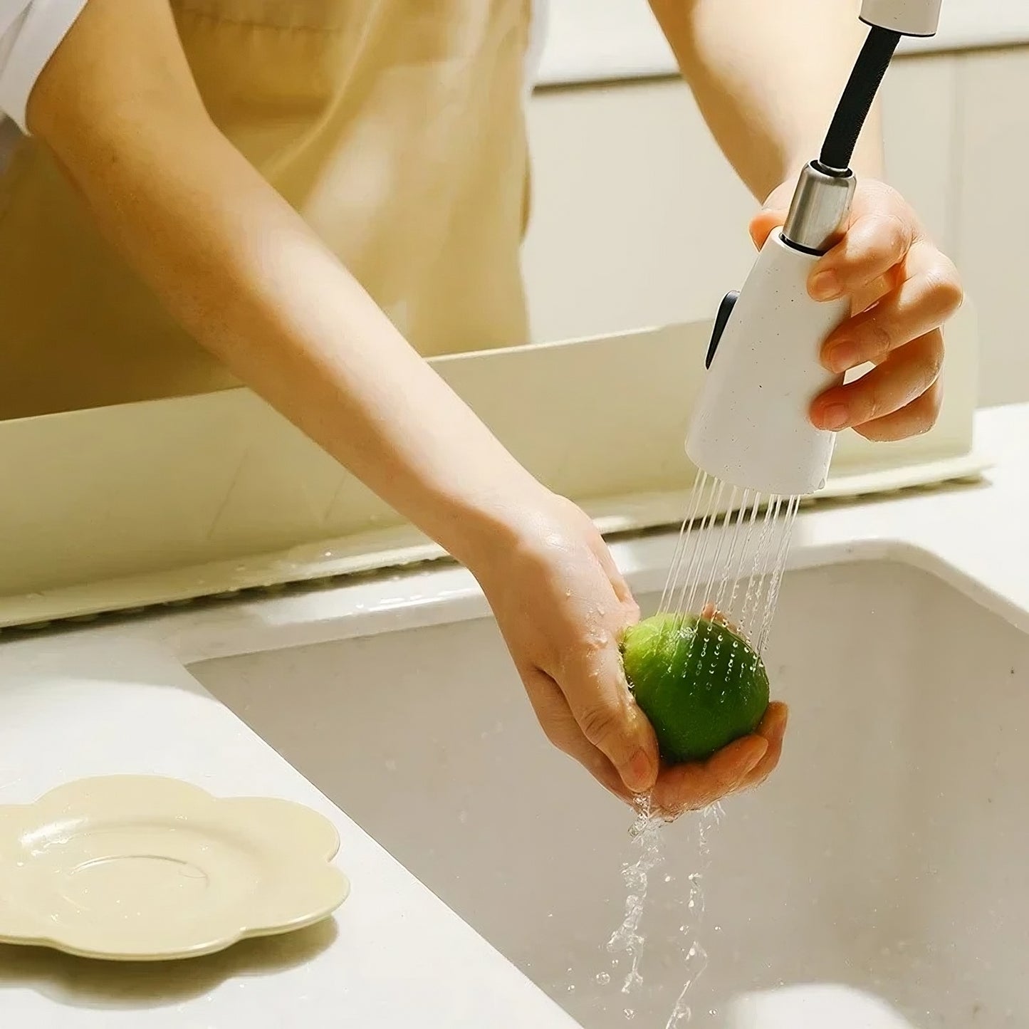 Kitchen Sink Splash Guard | Silicone Water Splash Protector